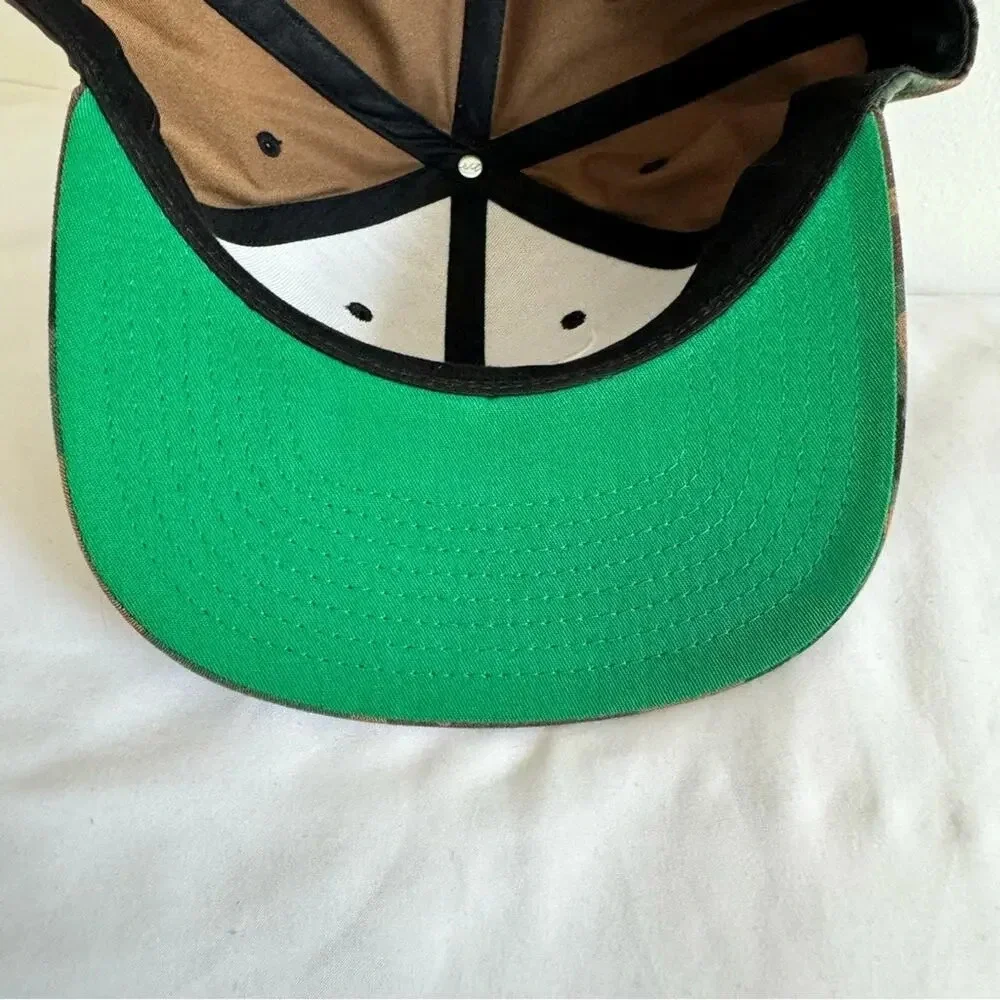 Yupoong The Classics LONGHORN SKULL Camouflage Adjustable Snapback Cap ‎ for Men - Picture 7 of 7